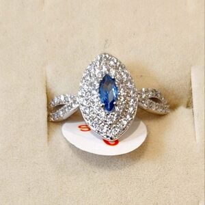 NWT Bomb Party "The Sterling Club" .925 Solid Sterling Silver Ring, Size 6